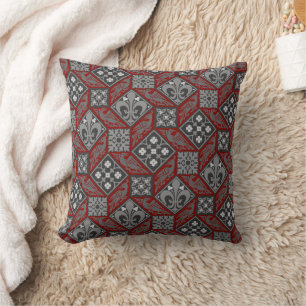 Coussin Carreaux de renaissance gothique