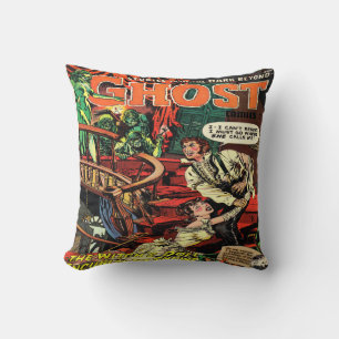 Coussin Carreaux décoratifs de rétro bande dessinée