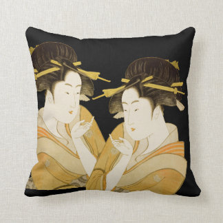 Coussin Carreaux japonais de conception d'art