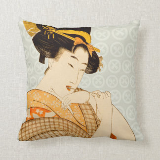 Coussin Carreaux japonais de conception d'art