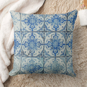 Coussin Carreaux portugais Vintages Motif - Azulejo