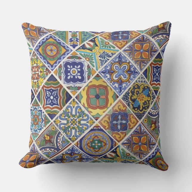 Coussin Carreaux Talavera (Recto)