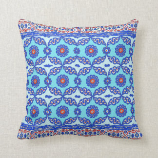 Coussin Carrelage bleu turc ottoman Iznik Design