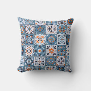 Coussin Carrelage marocain : Vintage Élégance sans Seamles