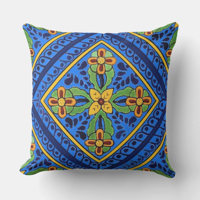 Coussin Carrelage Talavera (Recto)