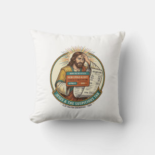 Coussin Carte bancaire Jésus bloquée Onglet de bar suspect