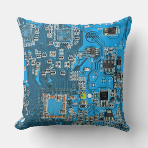 Coussin Carte circuit bleu circuit imprimé à circuit impri