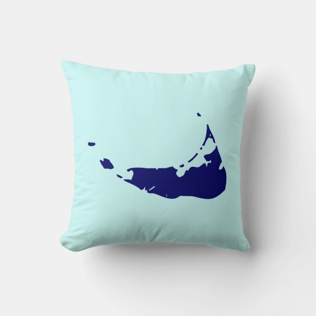 Coussin Carte classique de Nantucket (Recto)