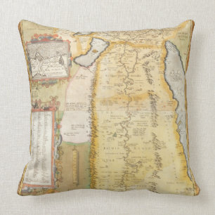 Coussin Carte de l'Egypte antique, 1584