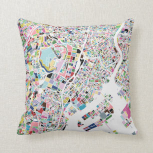 Coussin Carte de Tokyo Japon