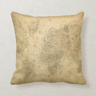 Coussin Carte du monde