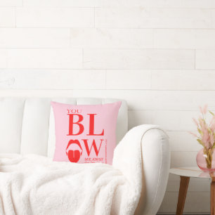 Coussin Carte Jour des Valentines Rouge Rose