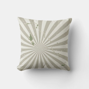 Coussin Carte vintage des Bahamas. Poster Grunge avec la c