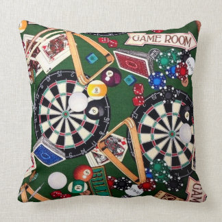 Coussin Cartes de billards de pièce de jeu