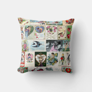 Coussin Cartes vintages de Valentine