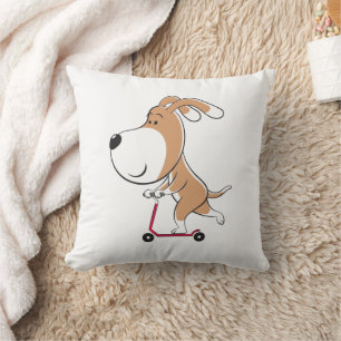 Coussin Cartoon Drôle Chien Chien Chien Chien Chien Puppy