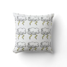 Cartoon Storm Cloud Rainy Day Design