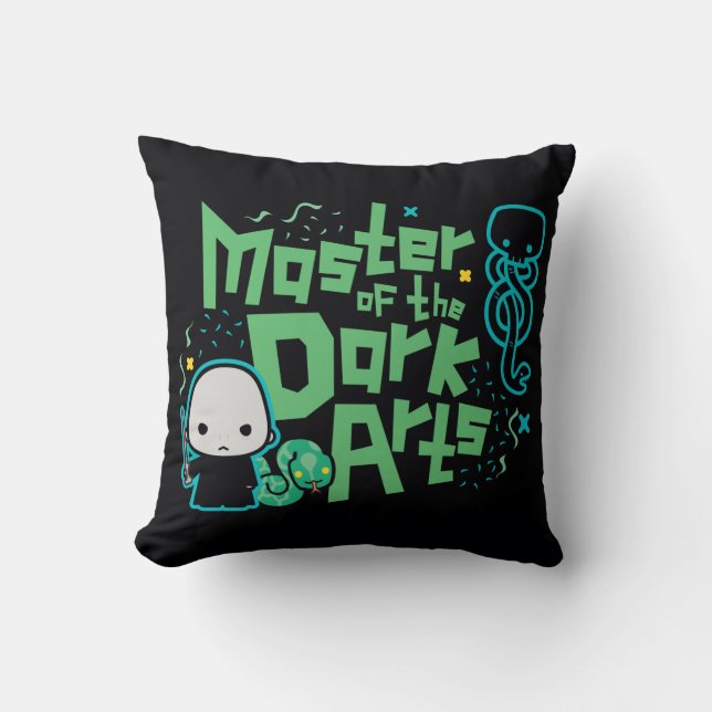 Coussin Cartoon Voldemort - Maître des Arts Sombres (Recto)