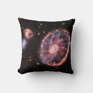 Coussin Cartwheel Galaxy JWST James Webb Télescope spatial