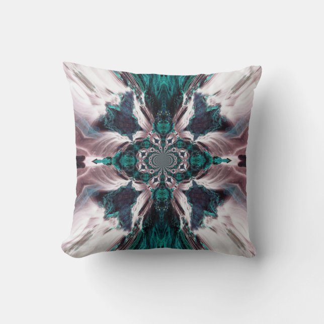 Coussin Cascade Blue Ocean (Recto)