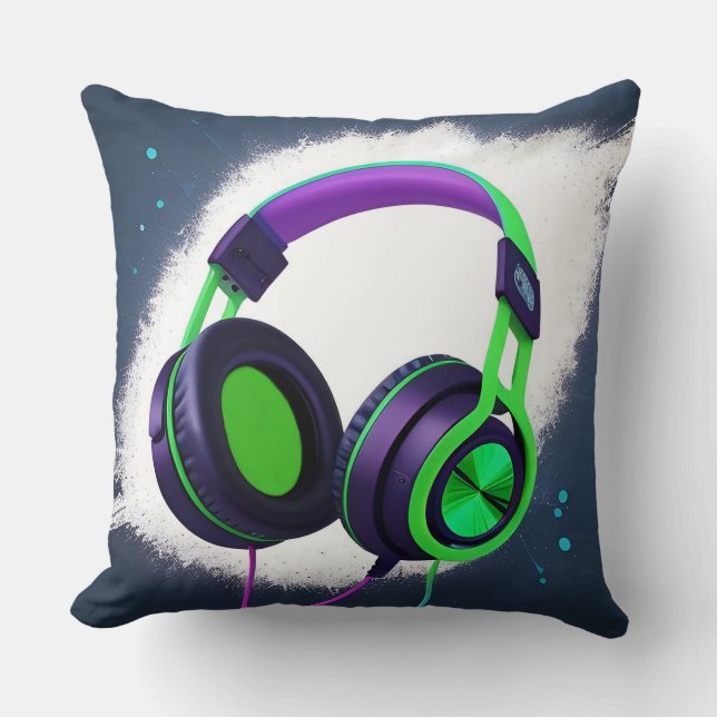 Coussin Casque Audio-Vibrant (Recto)