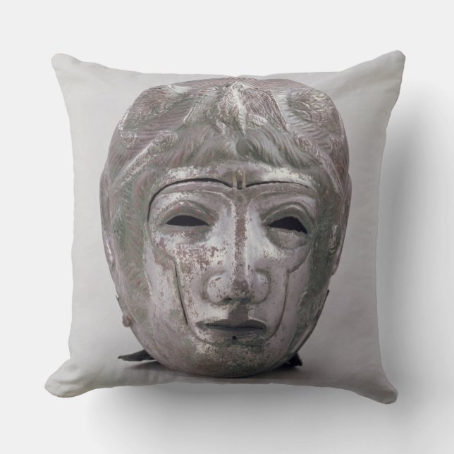 Coussin Casque avec la décoration d'Eagle, romaine (Recto)