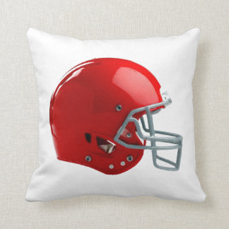 Coussin Casque de football rouge lumineux