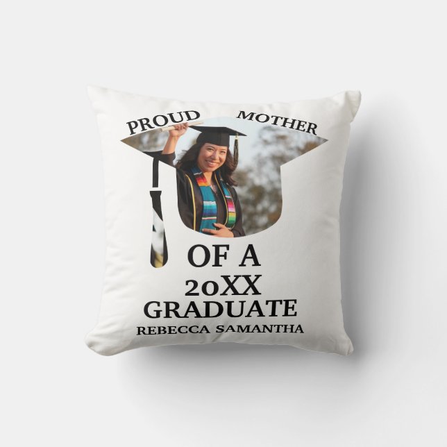 Coussin Casquette de graduation personnalisée tassel photo (Recto)