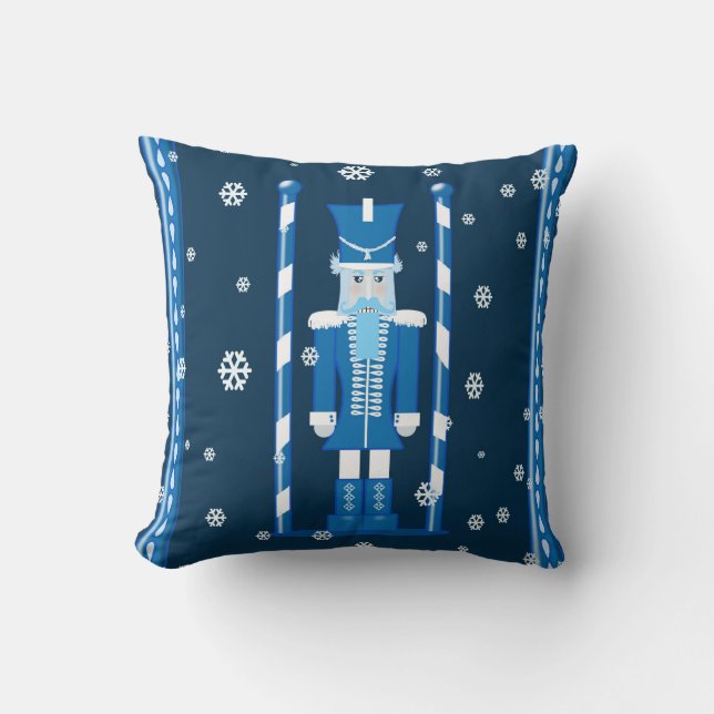 Coussin Casse-noisette bleu (Recto)