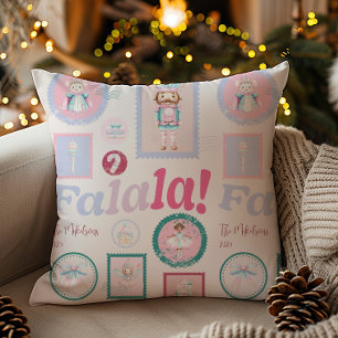 Coussin Casse-Noisette Groovy Rétro Pastel Noël