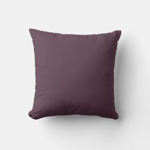 Coussin Cassis violet couleur unie