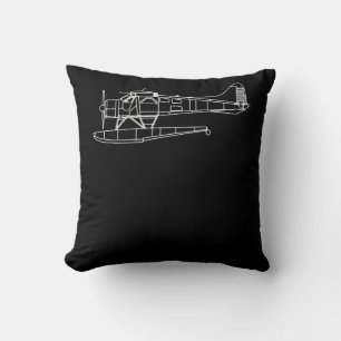 Coussin Castor sur les flottes Plan de mer Piot Drôle cade