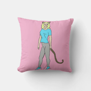 Coussin catgirl