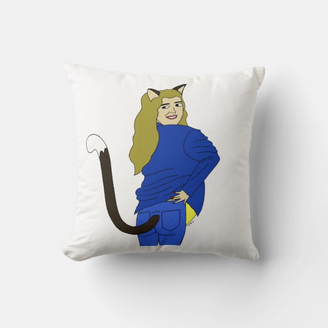 Coussin catgirl (Recto)