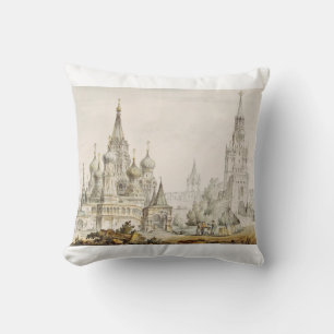 Coussin Cathédrale de Pokrovsky et tour Spasskaya