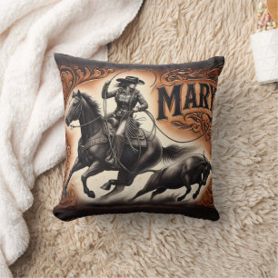 Coussin Cattle Ropoping à l'événement local Rodeo