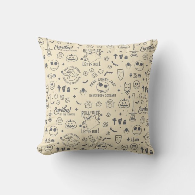 Coussin Cauchemar avant Noël | Chaque jour est Halloween (Recto)