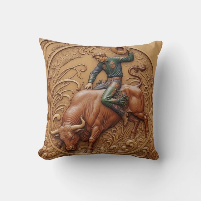 Coussin cavalier de taureau (Recto)