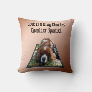 Coussin Cavalier Spaniel Popout Art, Cushion