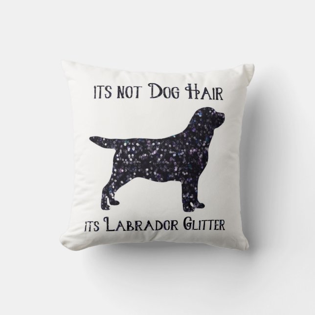 Coussin Ce n'est pas des cheveux de chien, sa Parties scin (Recto)