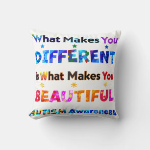 Coussin Ce qui vous différencie est magnifique