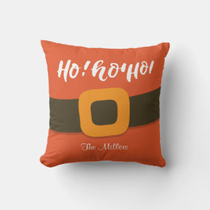 Coussin Ceinture de Père Noël personnalisée Ho Ho Ho