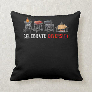Coussin Célébration de la diversité Citation du fumeur 