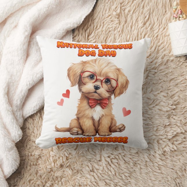 Coussin Célébration de la Journée nationale des chiens de  (Couverture)