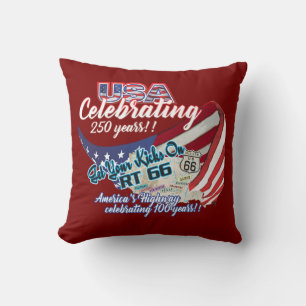 Coussin célébration des 250 ans d'indépendance des États-U