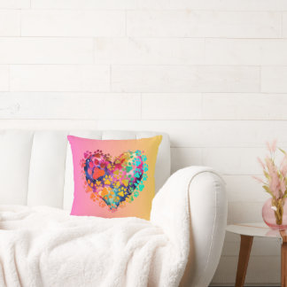 Coussin Célébrez la Saint-Valentin avec Notre Joyeux