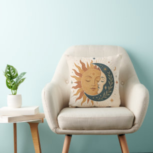 Coussin Celestial Sun Moon Pillow