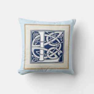 Coussin Celtique L initial réversible