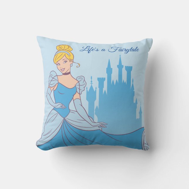 Coussin Cendrillon & Château Graphisme (Recto)