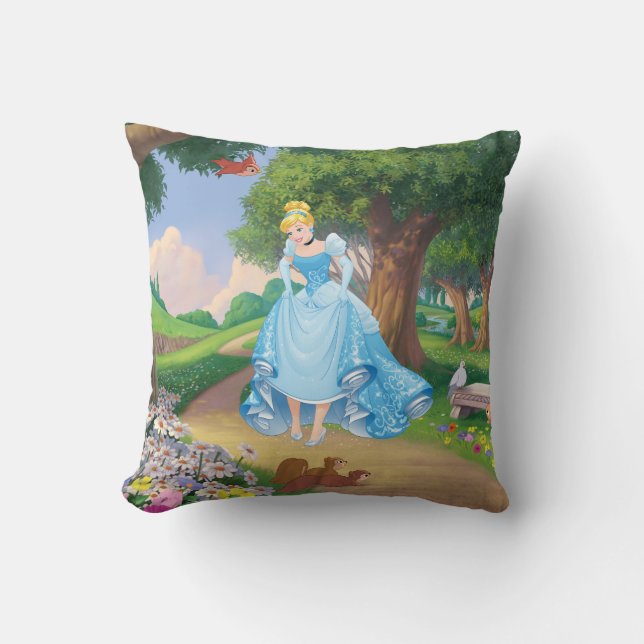 Coussin Cendrillon | Chaussures en verre (Recto)